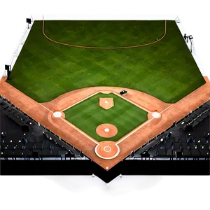 Baseball Diamond With Bases And Home Plate Png Yoh52 PNG Image