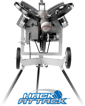 Baseball Pitching Machine Hack Attack PNG image with transparent background
