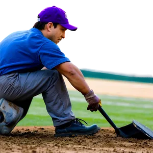 Baseball Stadium Grounds Crew Working Png Uge PNG Image