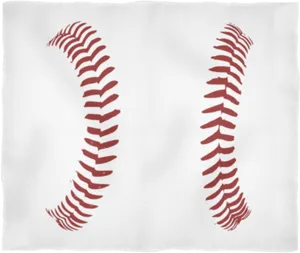 Baseball Stitching Pattern PNG Image