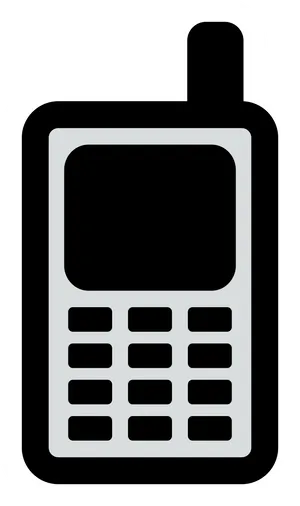 Basic Mobile Phone Clipart PNG Image