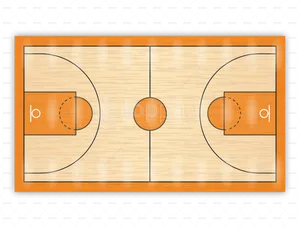 Basketball Court Clipart PNG Image