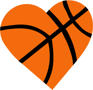 Heart Shaped Basketball Svg, HD Png Download PNG
