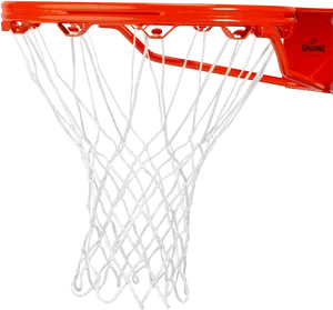 Basketball Hoopand Net Closeup PNG Image