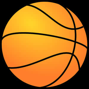 Basketball Icon Graphic PNG image with transparent background