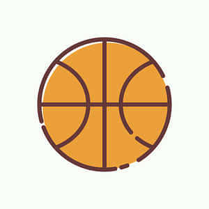 Basketball Icon Graphic PNG with transparent background