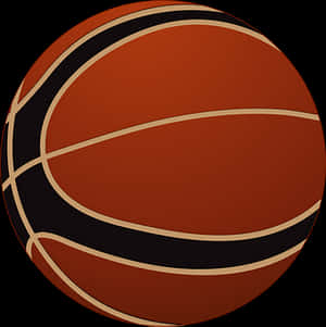 Basketball Icon Graphic PNG image with transparent background