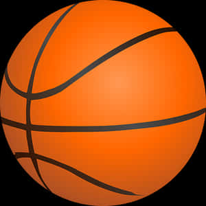 Basketball Icon Graphic PNG image with transparent background