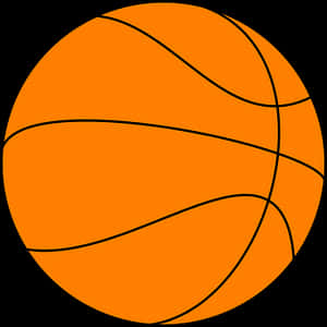 Basketball Icon Graphic PNG image with transparent background
