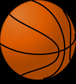 Basketball Icon Graphic PNG image with transparent background