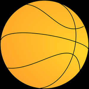 Basketball Icon Graphic PNG image with transparent background