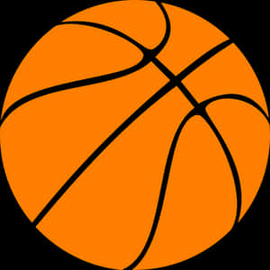 Basketball Icon Graphic PNG image with transparent background