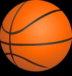 Basketball Icon Graphic PNG image with transparent background