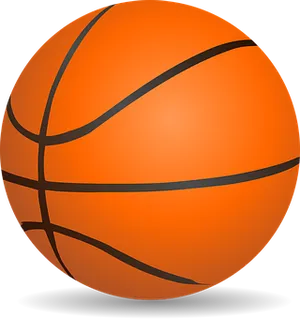 Basketball Icon Graphic PNG Image