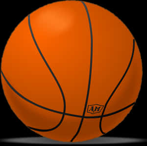 Basketball Isolatedon Black Background PNG image with transparent background