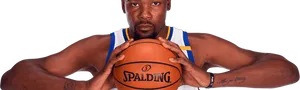 Basketball Player Holding Ball PNG Image