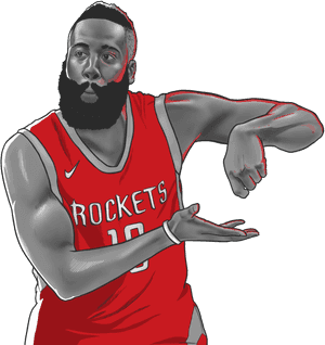 James Harden Transparent Background, HD Png Download PNG