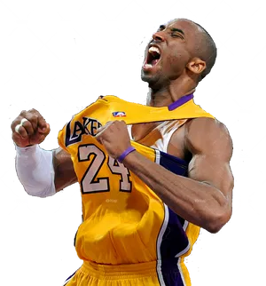 Basketball_ Player_ Victory_ Scream PNG Image