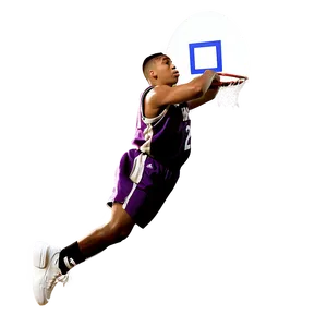 Basketball Slam Dunk Shoot Png Mjt PNG Image