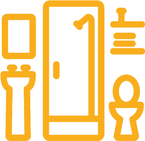 Bathroom Icon Vector PNG image with transparent background