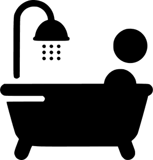 Bathtub - Bathtub Icon, HD Png Download PNG