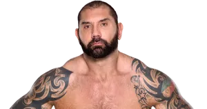 Batista Wrestler Portrait PNG Image