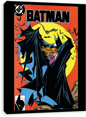 Batman Comic Cover Art PNG Image