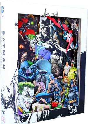 Batman Comics Collage PNG Image