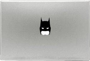 Batman Mac Book Decal PNG image with transparent background