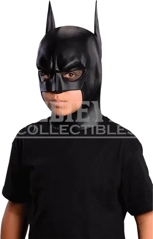 Batman Mask Display Collectible PNG Image