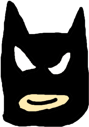 Batman Mask Png Transparent Images - Cartoon, Png Download PNG image with transparent background