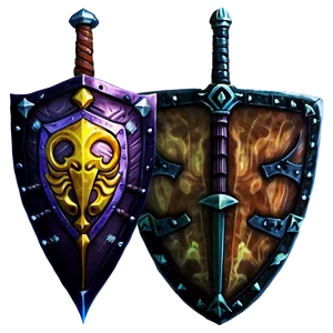 Battle Sword And Shield Set Png 62 PNG Image