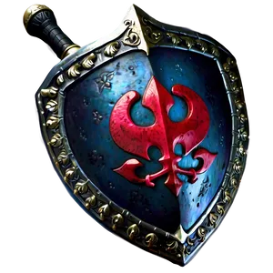 Battle Sword And Shield Set Png Wls13 PNG Image