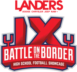 Battleonthe Border Football Showcase Logo PNG Image