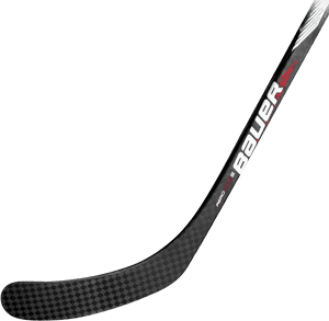 Bauer Hockey Stick Profile PNG image with transparent background