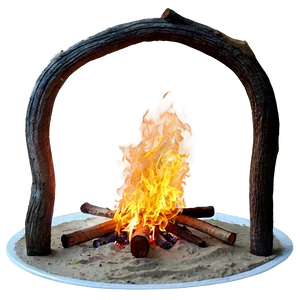 Beach Bonfire Night Png 4 PNG Image