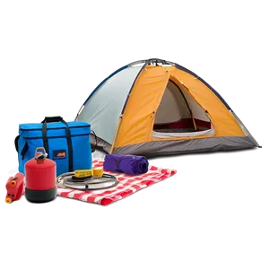 Beach Camping Essentials Png Qtv70 PNG Image