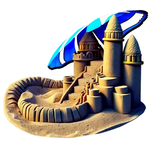 Beach Sand Castle Png 06132024 PNG Image