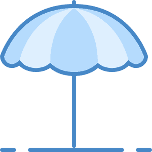 Transparent Beach Icon Png - Holiday Icon Blue, Png Download PNG image with transparent background