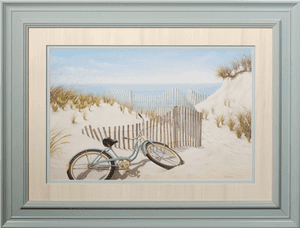 Bike On Dunes Framed Art Print - Art, HD Png Download PNG with transparent background