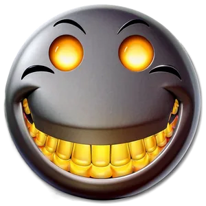 Beaming Grin Emoticon Png Mie36 PNG Image