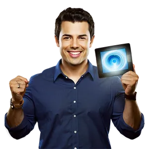 Beaming Man Avatar Png Mfn PNG Image