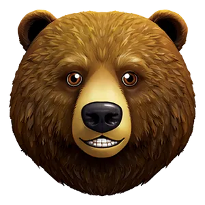 Bear Face Emoji Png 06292024 PNG Image