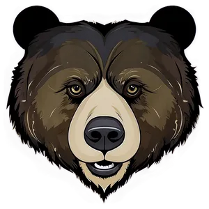 Bear Face Vector Png 56 PNG Image