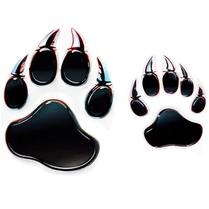 Bear Paw Track Png Usk PNG Image