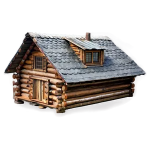 Bear's Log Cabin Png Juv1 PNG Image