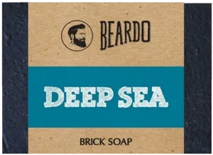 Beardo Deep Sea Brick Soap Packaging PNG Image