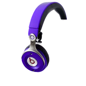 Beats Headphones Purple Png Dsj PNG Image