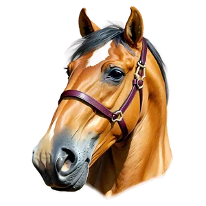 Beautiful Horse Head Illustration Png Snh PNG Image