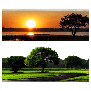 Beautiful Landscape Picture PNG kbe37 PNG image with transparent background